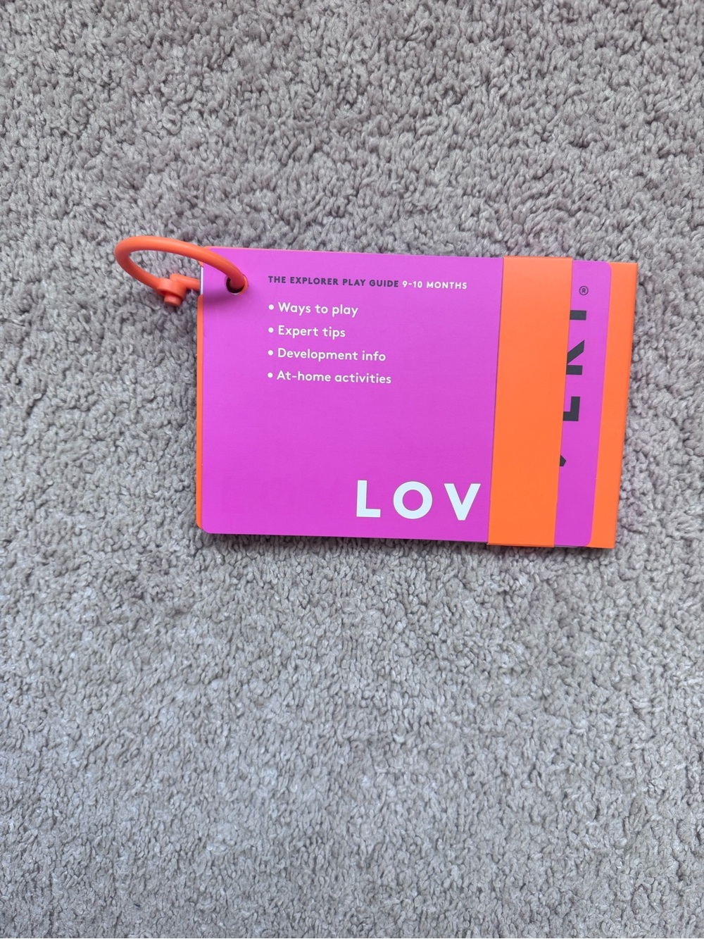 Lovevery “The Explorer” Play Guide